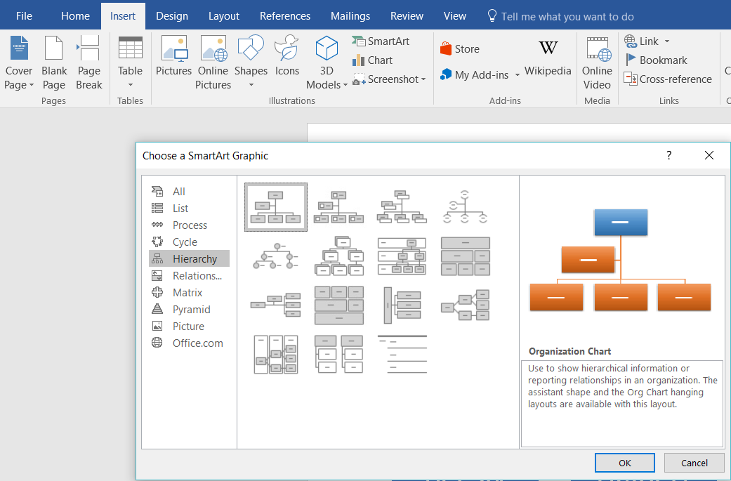 Comment créer un organigramme d’entreprise avec Word?